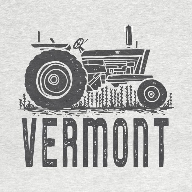Vermont Vintage Tractor by DogfordStudios